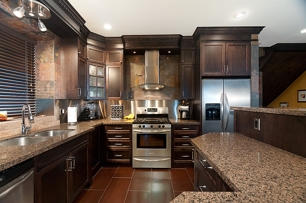 home renovation Brown_Shaker_kitchen